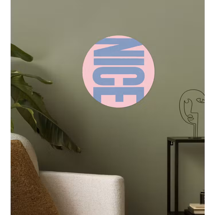 Behangcirkel - Nice - Paars - Roze — 3