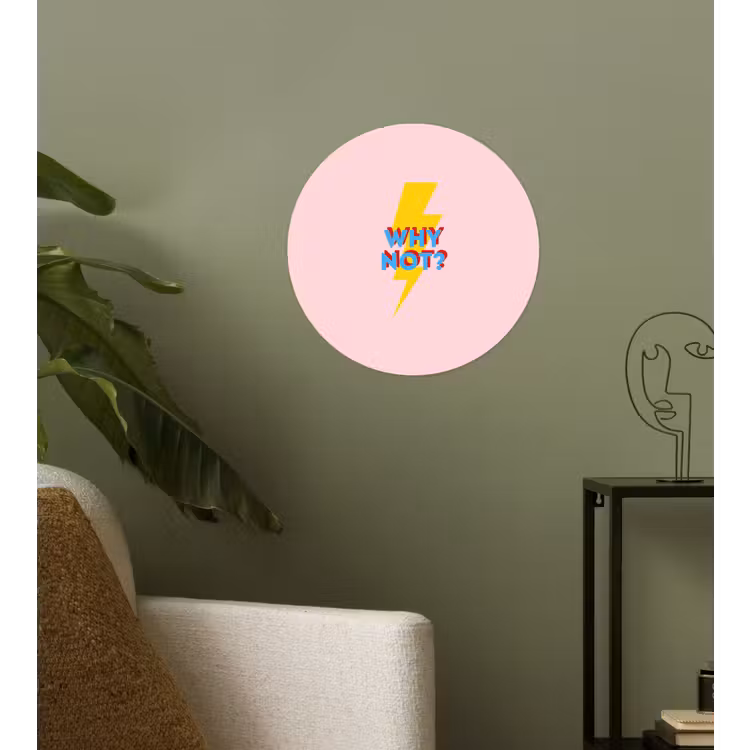 Behangcirkel - Why not - Bliksem - Roze — 3