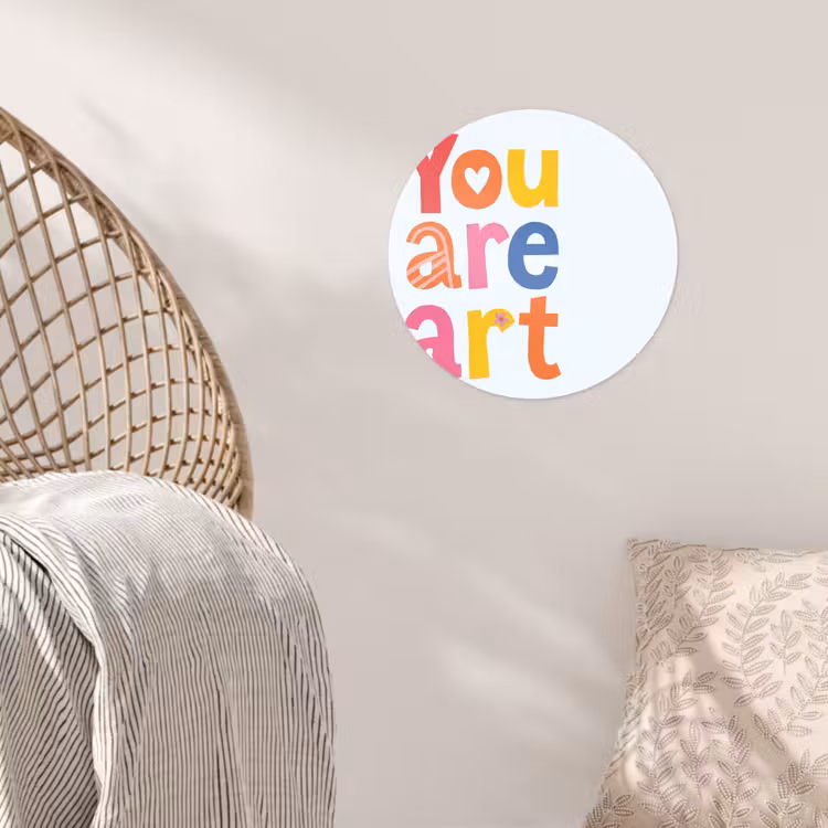 Behangcirkel - You are art - Kleurrijk - Grafisch — 5