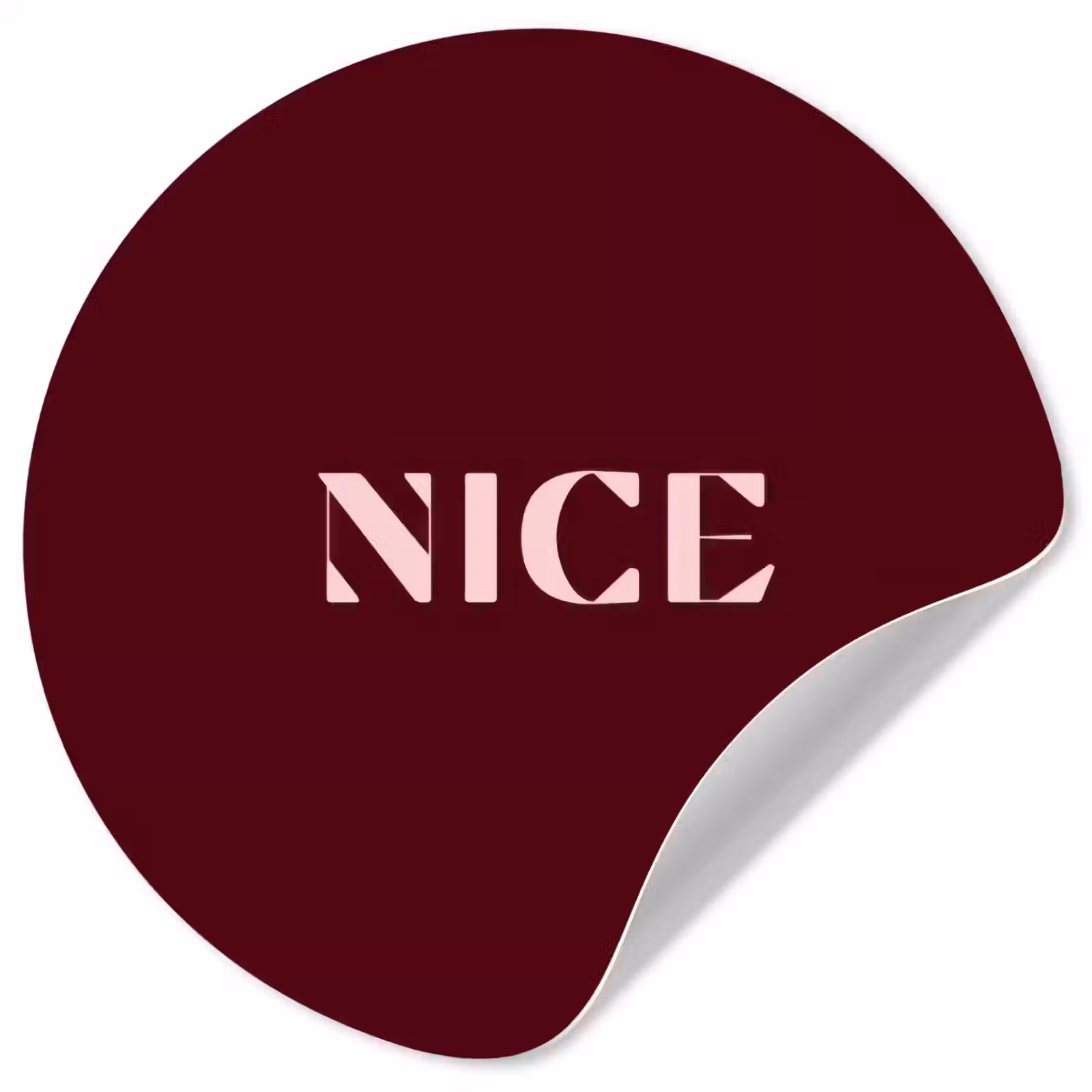 Behangcirkel - Nice - Bordeaux - Roze — 1