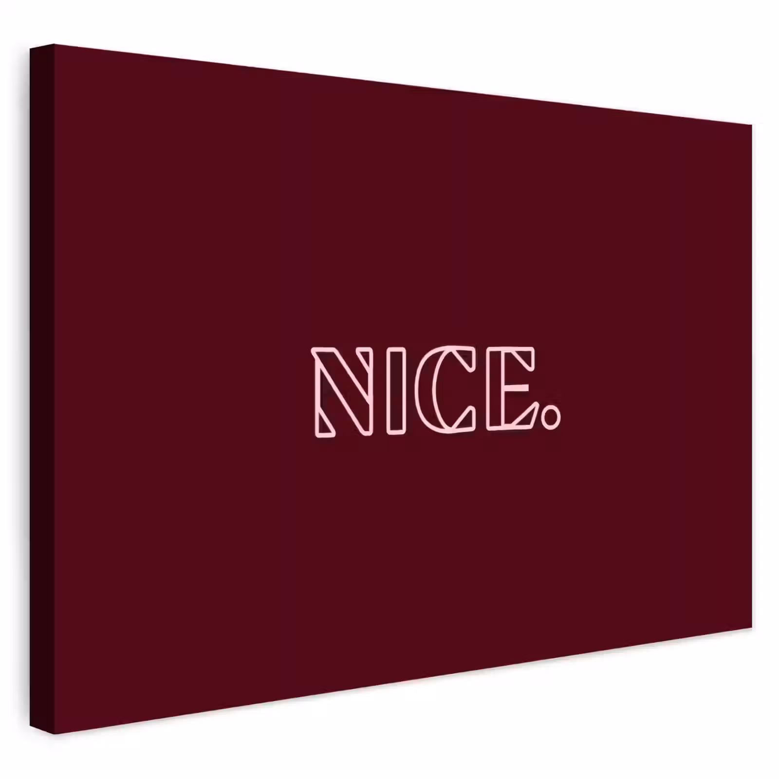 Buiten canvas - Bordeaux - Nice - minimalistisch — 1