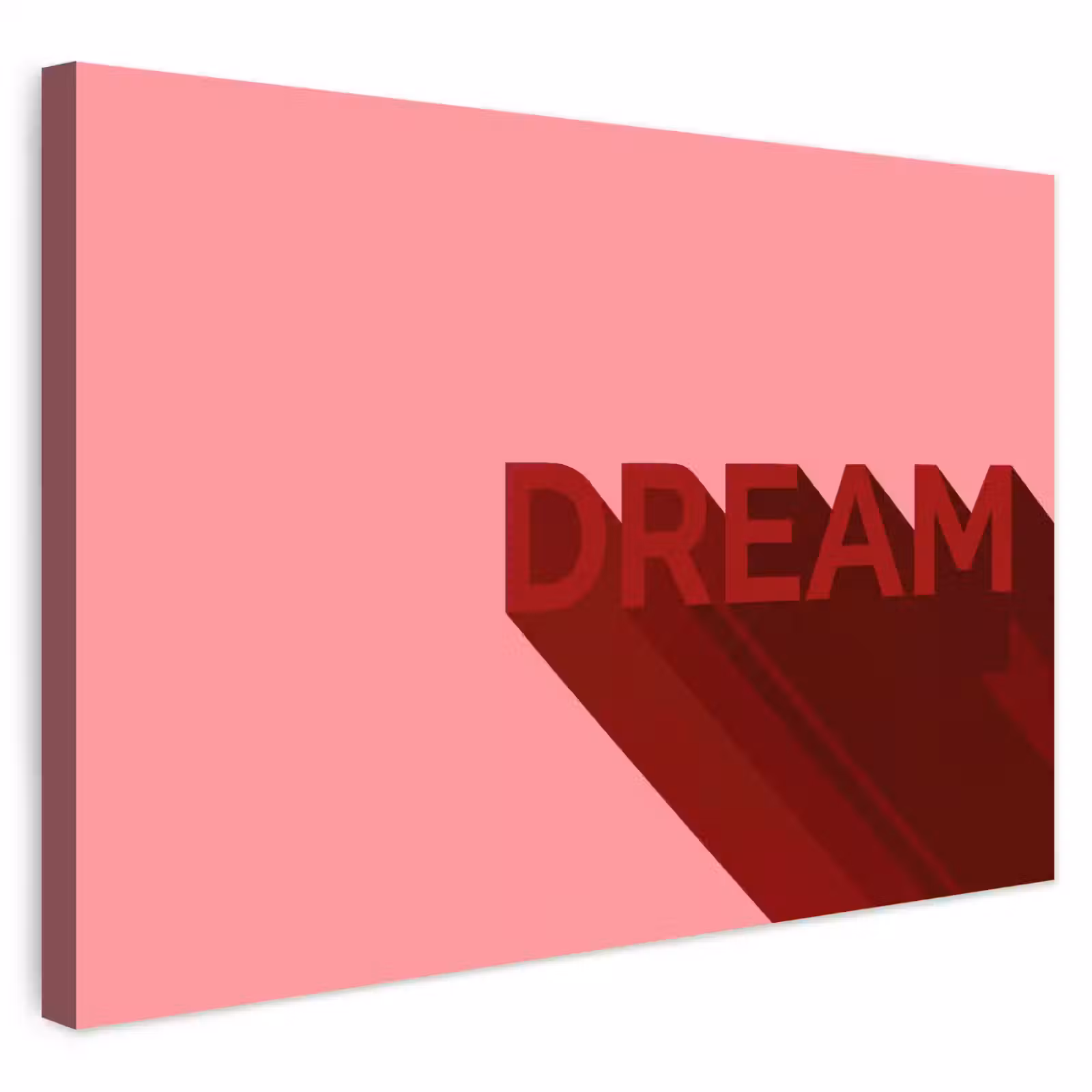 Buiten canvas - Dream - 3D - Rood - Roze — 1