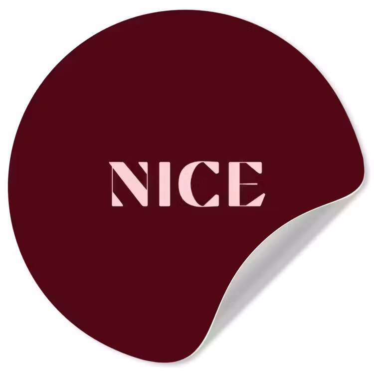 Behangcirkel - Nice - Bordeaux - Roze — 1