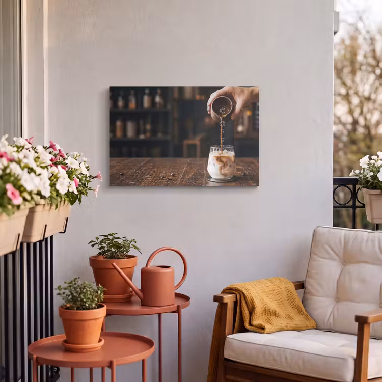 Buiten canvas - Espresso - Melk - Café — 3