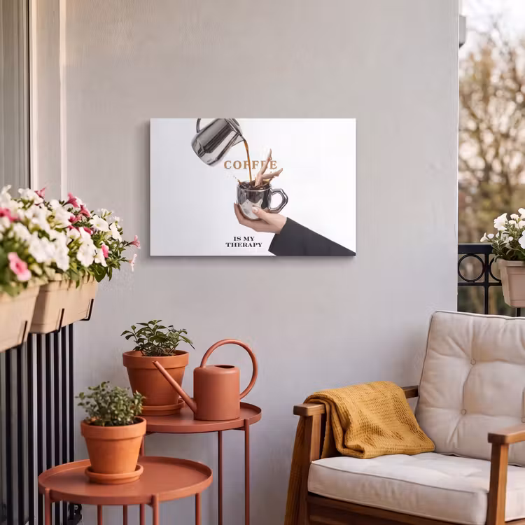 Buiten canvas - Koffie - Mok - Kan - Therapie — 3