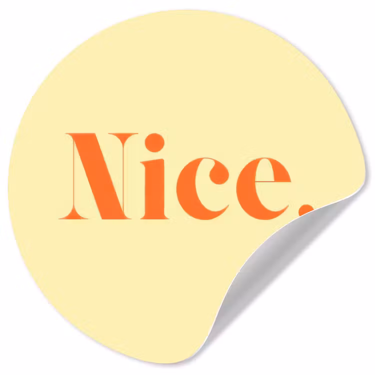 Behangcirkel - Nice - Oranje - Geel - Minimalistisch — 1