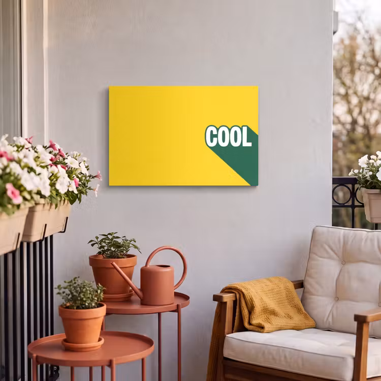 Buiten canvas - Cool - Geel - Groen — 3
