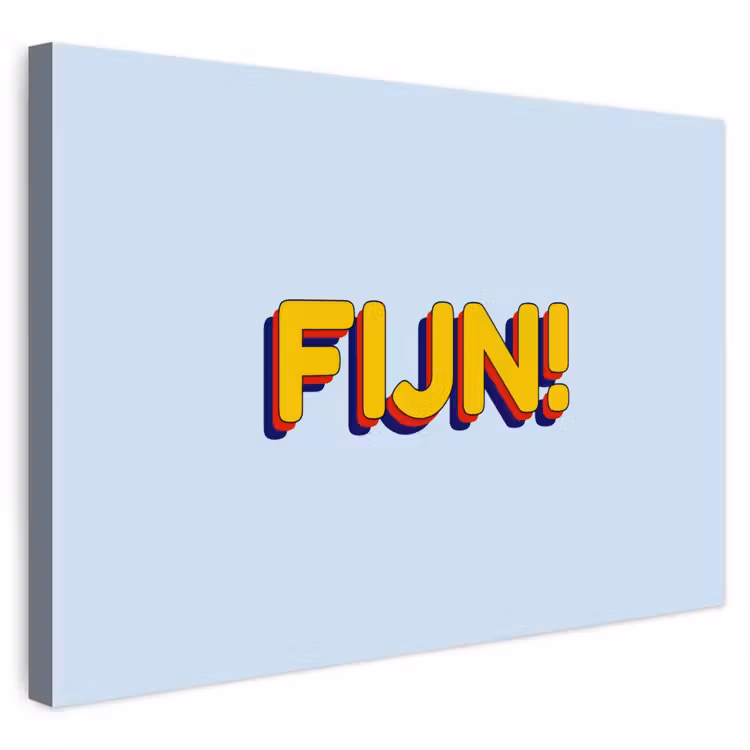 Buiten canvas - Fijn - Geel - Oranje — 1