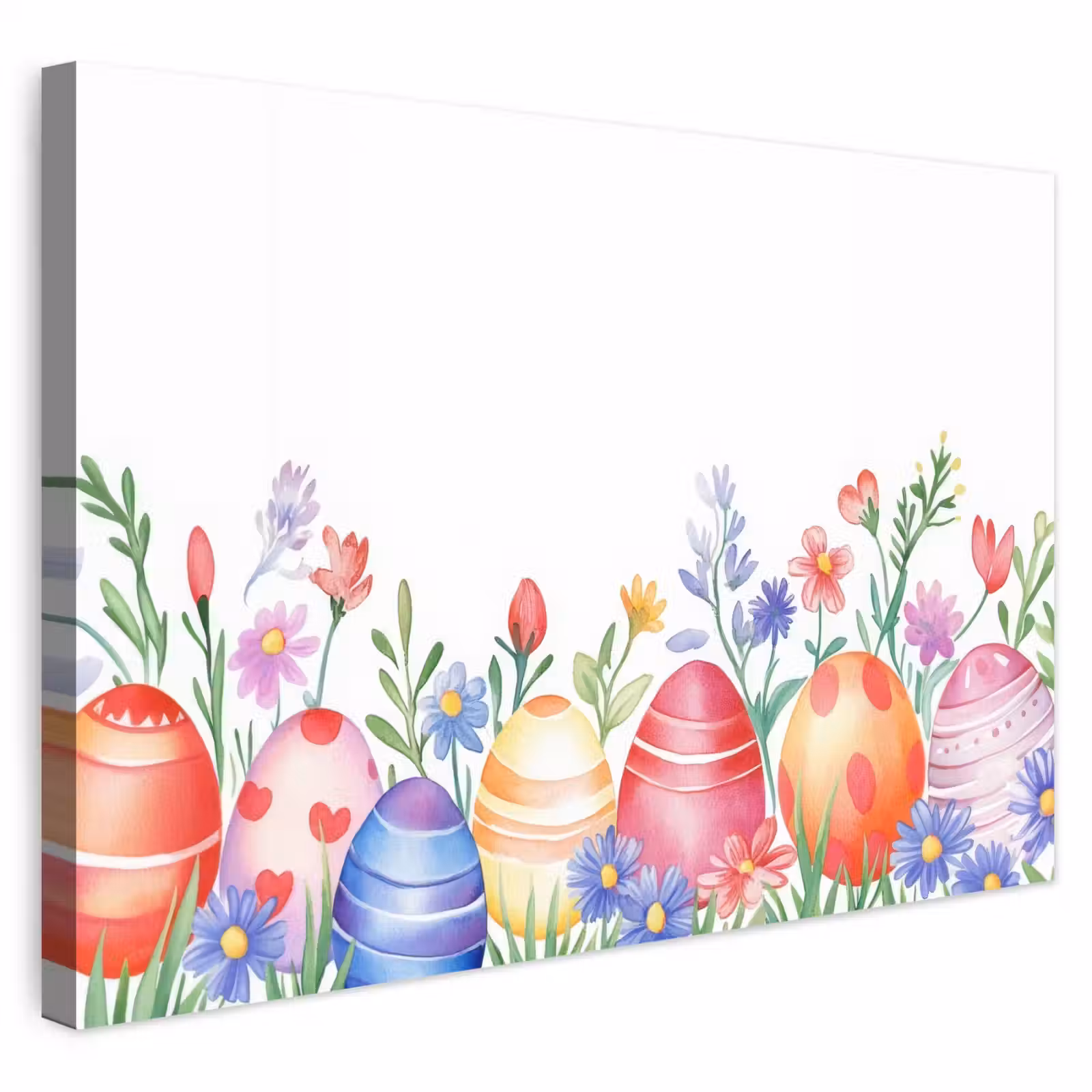 Buiten canvas - Bloementuin - Kleurrijk - Eieren — 1