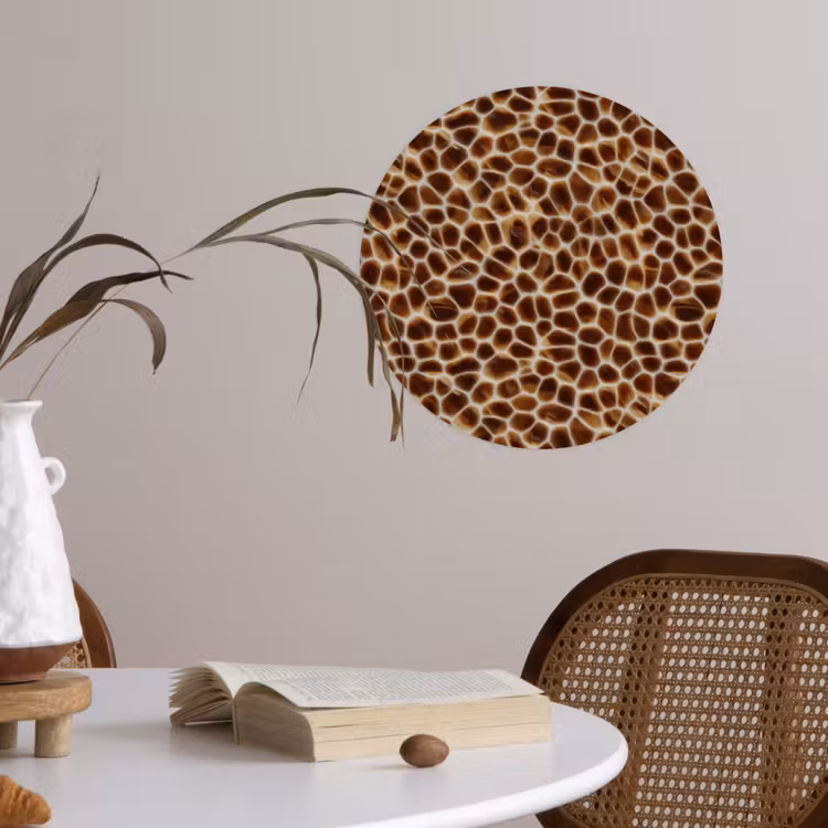 Behangcirkel - Schildpad - Bruin - Patroon — 4