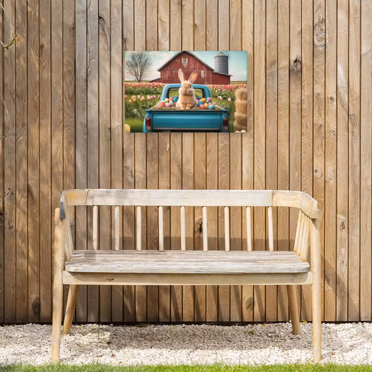 Buiten canvas - Konijn - Boerderij - Eieren — 3