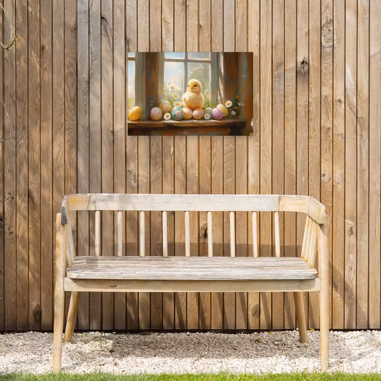 Buiten canvas - Kuiken - Raam - Paaseieren — 3