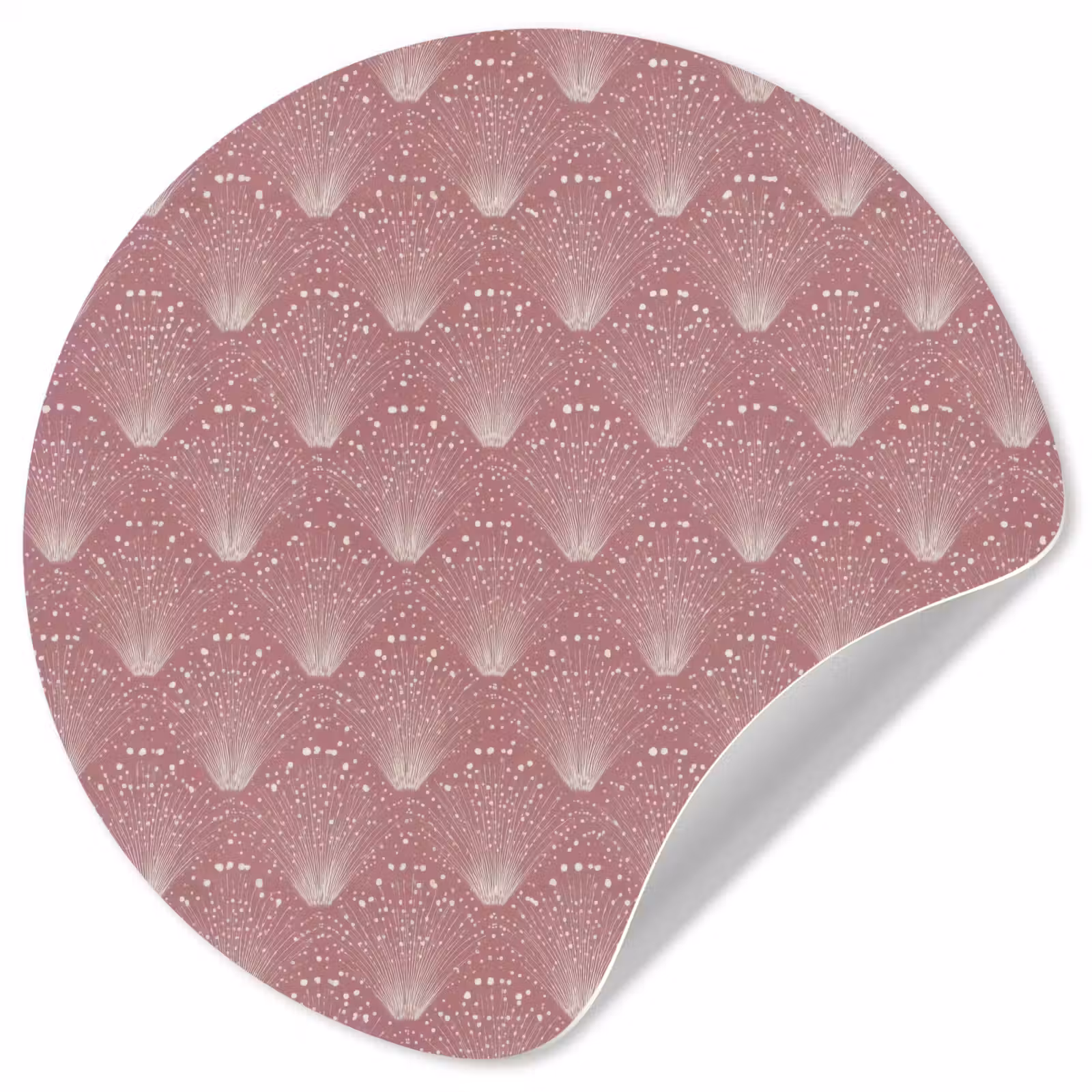 Behangcirkel - Trendy - Patroon - Roze — 1