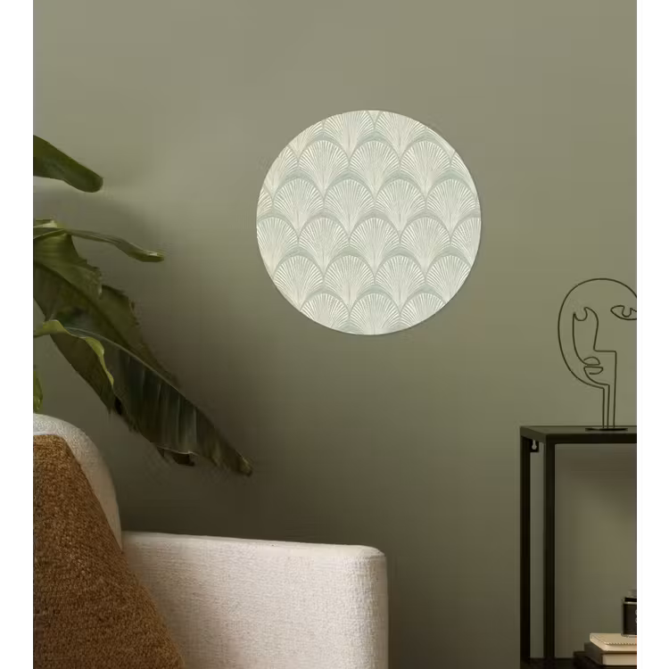 Behangcirkel - Waaiers - Patroon - Groen — 3