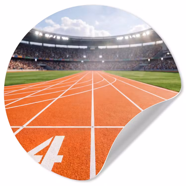 Behangcirkel - Sintelbaan - Stadion - Sport -Oranje — 1