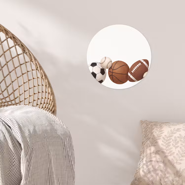 Behangcirkel - Sport - Ballen - Illustratie — 5