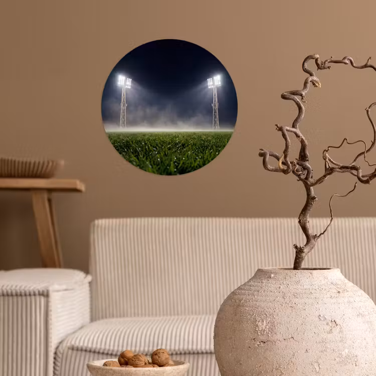 Behangcirkel - Stadion - Lichtmast - Sport - Nacht — 2