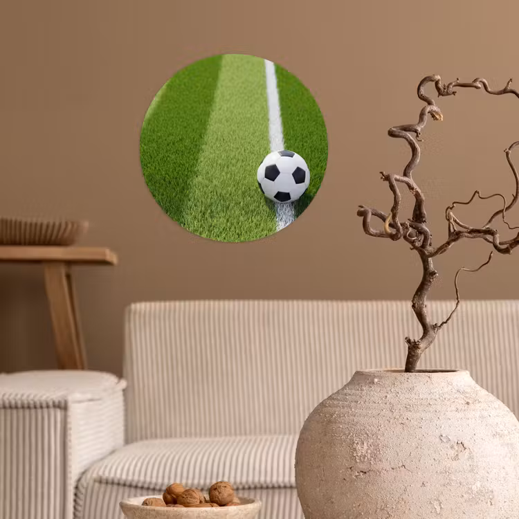 Behangcirkel - Voetbal - Grasveld - Sport - Groen — 2