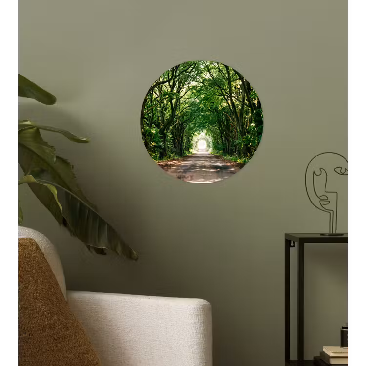 Behangcirkel - Weg - Bomen - Natuur - Groen — 3