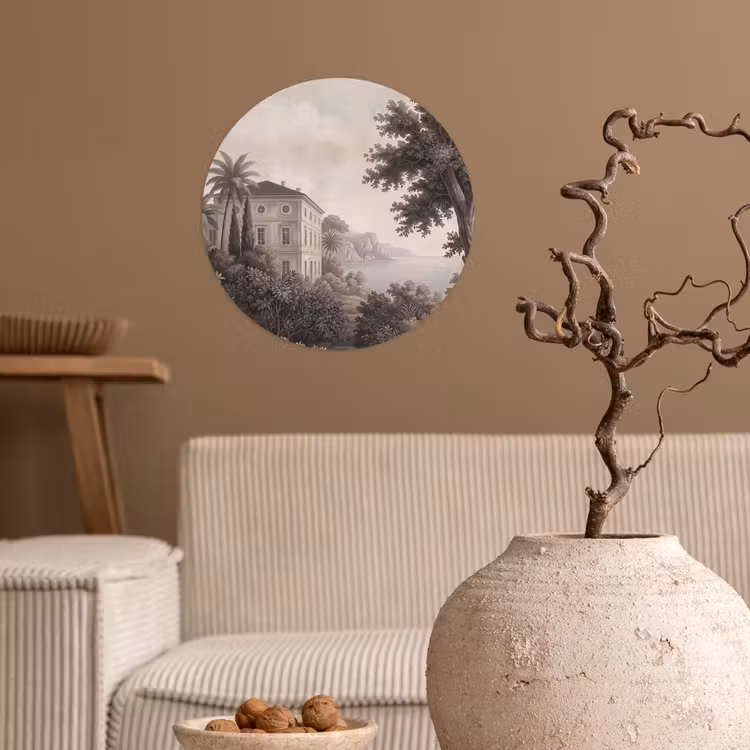 Behangcirkel - Zee - Villa - Beige — 2
