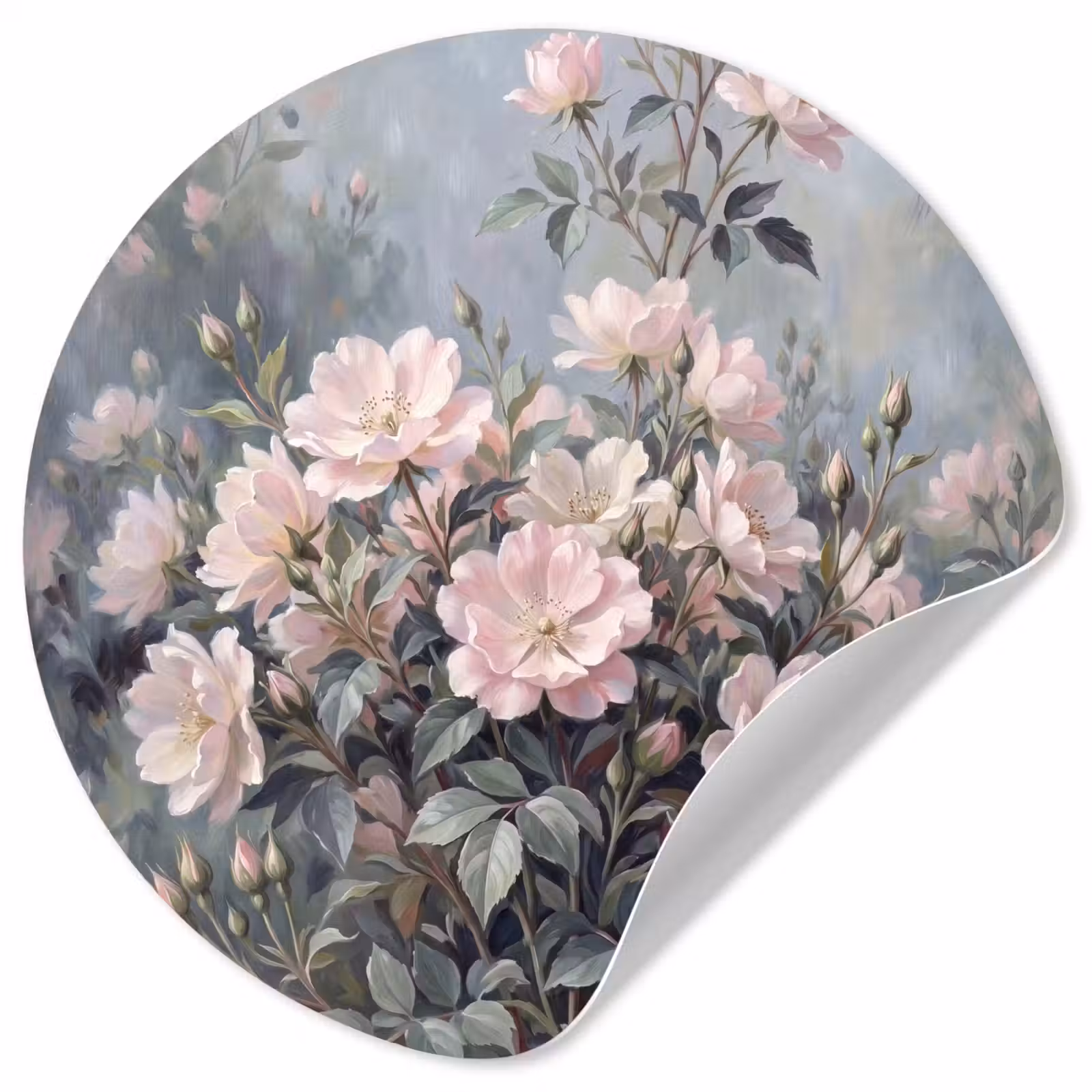 Behangcirkel - Rozen - Illustratie - Roze — 1