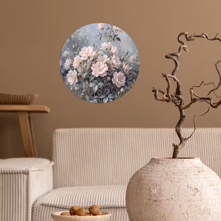 Behangcirkel - Rozen - Illustratie - Roze — 2