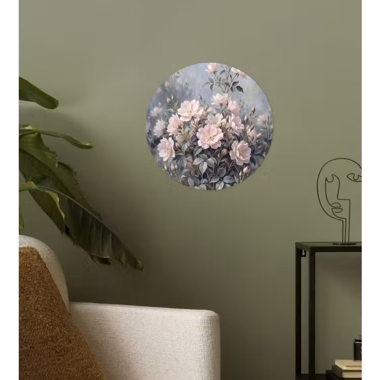 Behangcirkel - Rozen - Illustratie - Roze — 3
