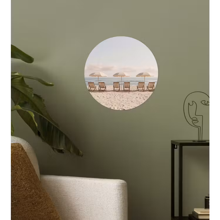 Behangcirkel - Strand - Stoelen - Parasol — 3
