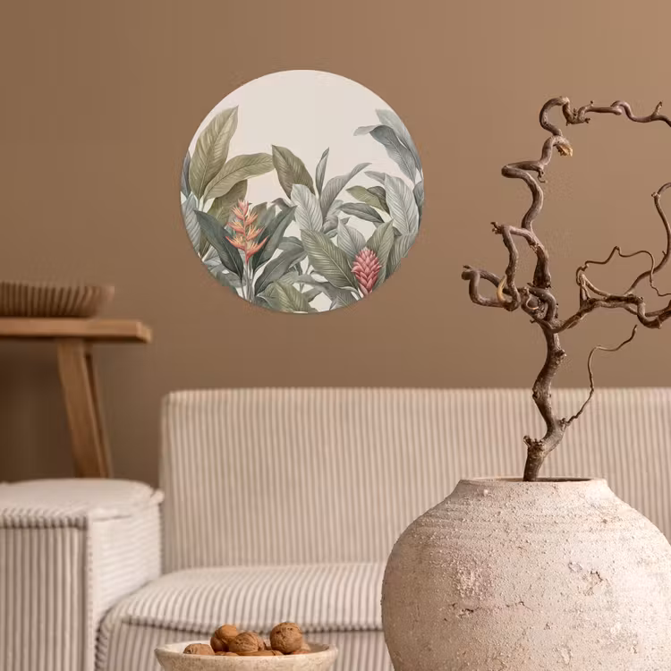 Behangcirkel - Tropisch - Planten - Modern - Groen — 2