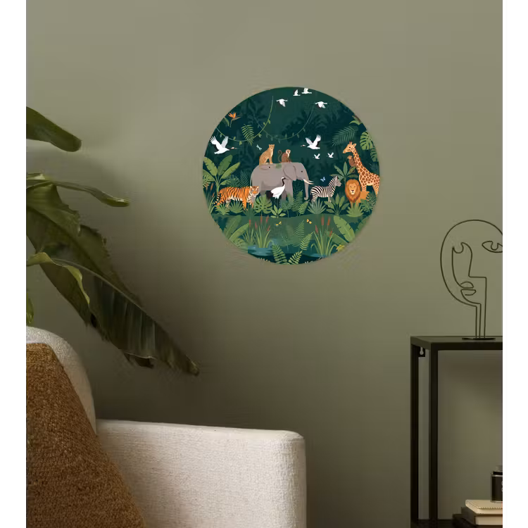Behangcirkel - Tropisch - Jungle - Groen — 3