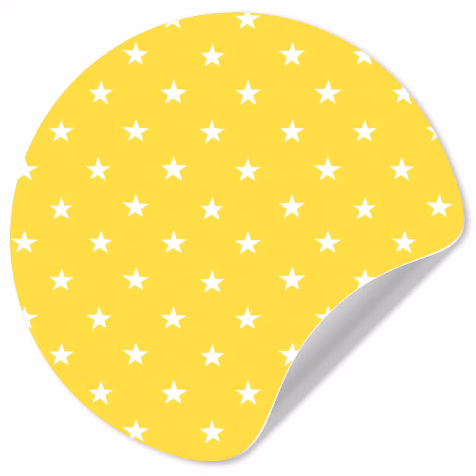 Behangcirkel - Sterren - Patroon - Minimalistisch - Geel — 1