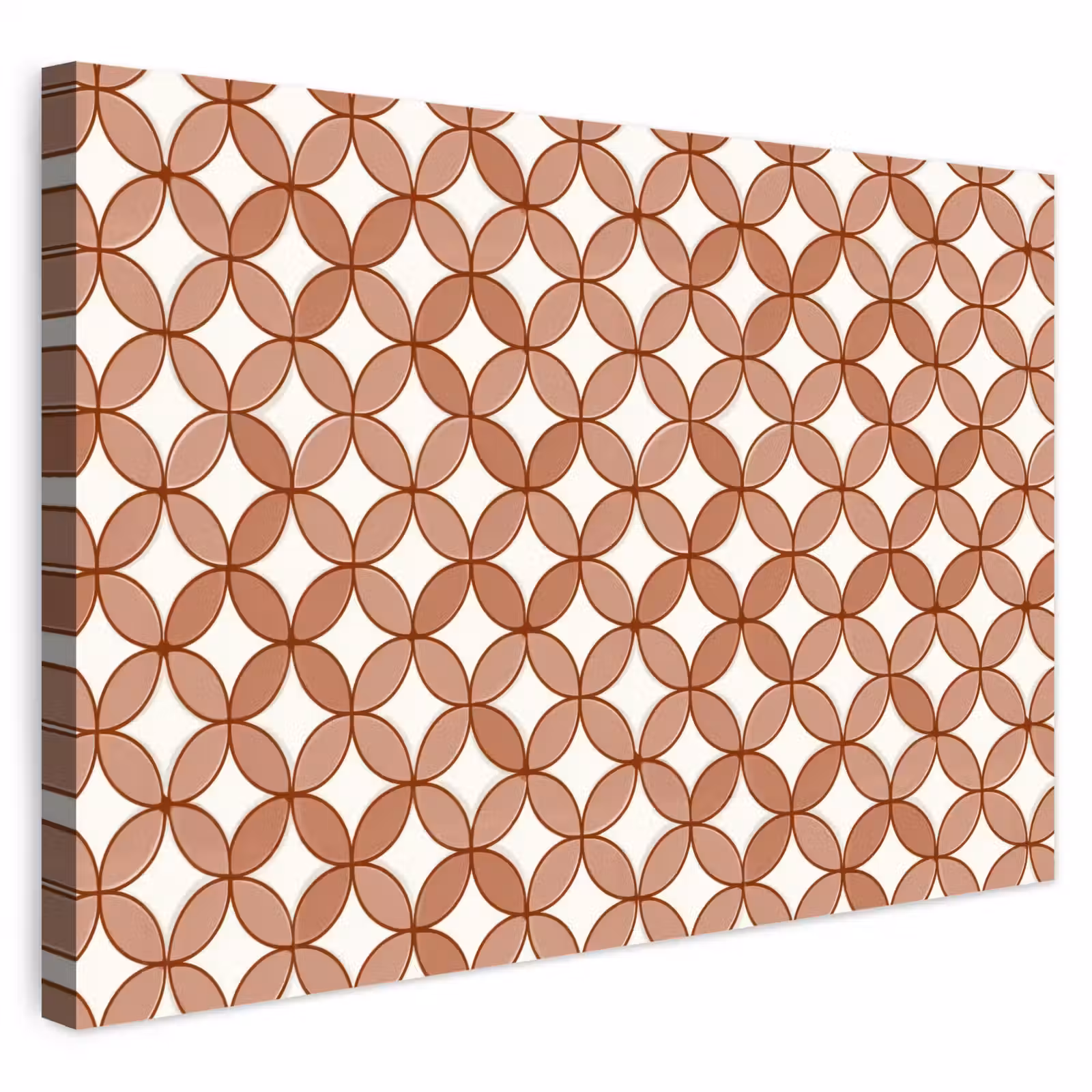Buiten canvas - Geometrisch - Cirkels - Modern - Terracotta — 1