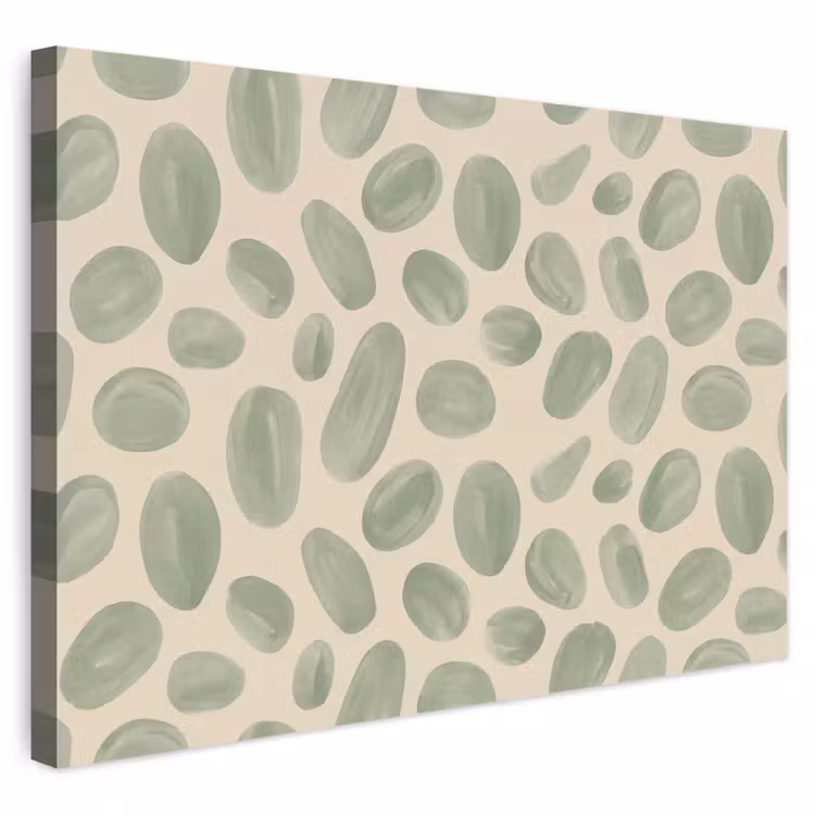 Buiten canvas - Abstract - Patroon - Organisch - Groen - Modern — 1