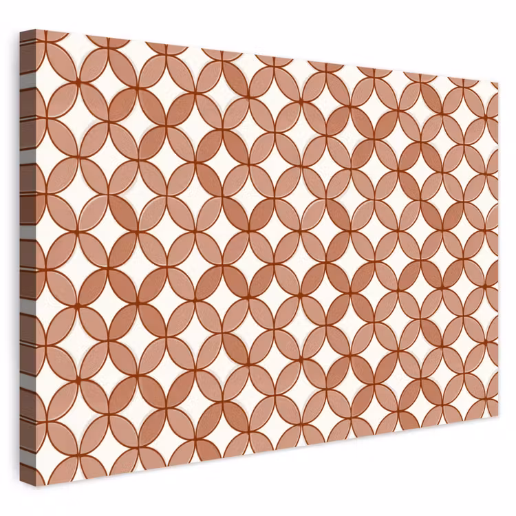 Buiten canvas - Geometrisch - Cirkels - Modern - Terracotta — 1