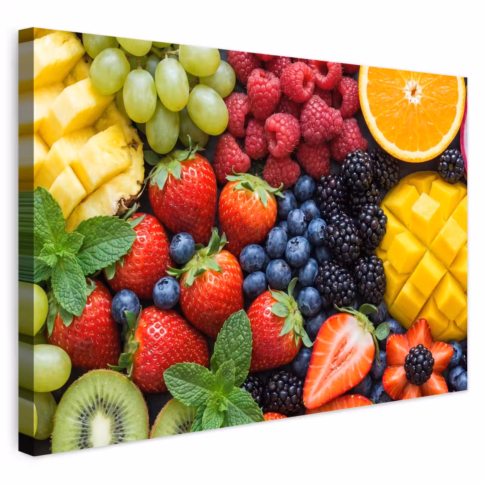 Buiten canvas - Fruit - Vers - Kleurrijk - Eten — 1