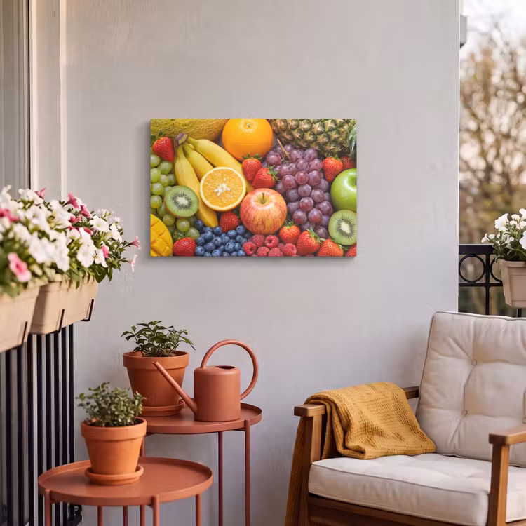 Buiten canvas - Eten - Fruit - Vers - Kleurrijk - Voeding — 4