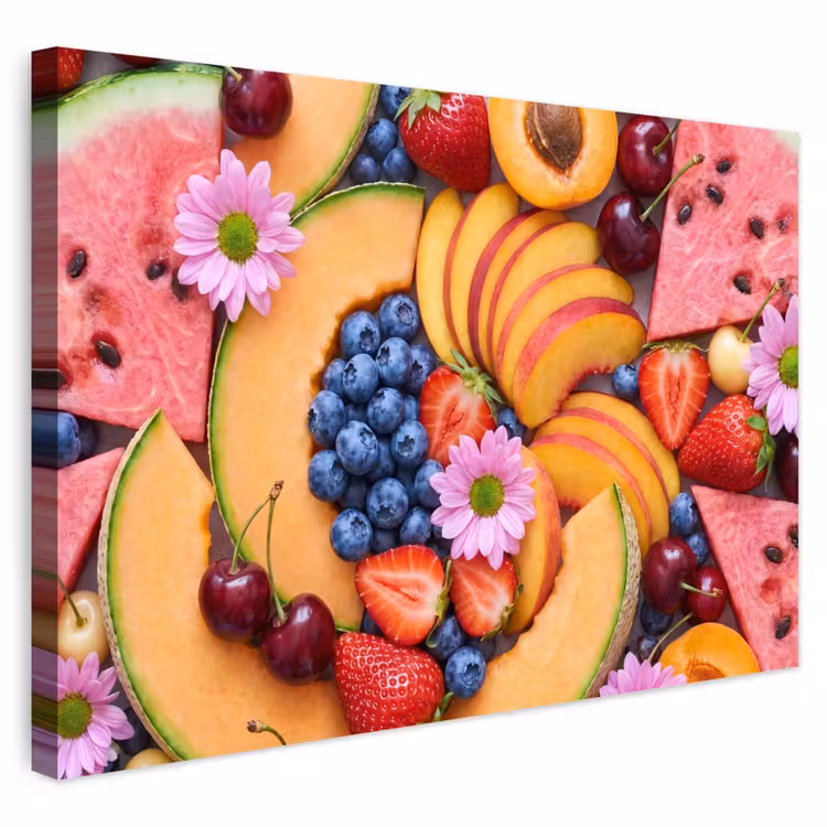 Buiten canvas - Eten - Fruit - Zomer - Kleurrijk — 1
