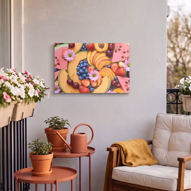 Buiten canvas - Eten - Fruit - Zomer - Kleurrijk — 4