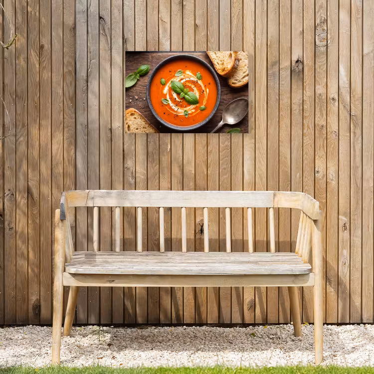 Buiten canvas - Eten - Soep - Basilicum - Rustiek - Rood — 3