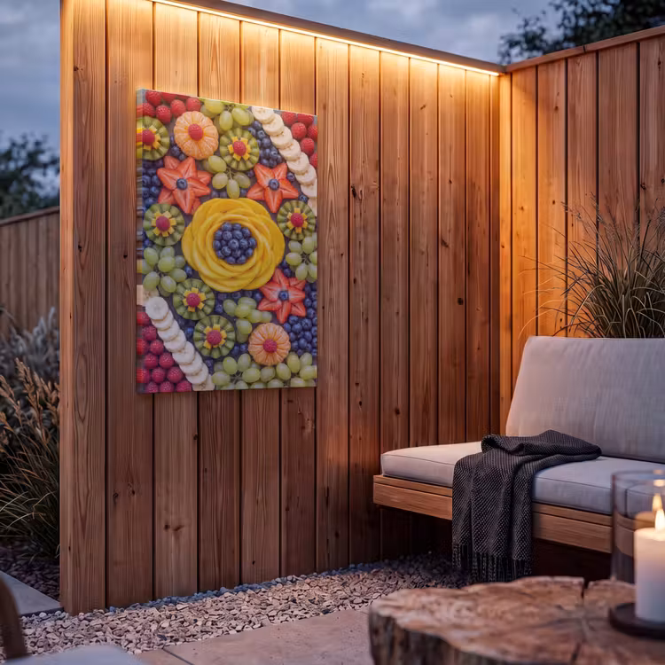 Buiten canvas - Fruit - Arrangement - Gezond - Kleurrijk - Eten — 4