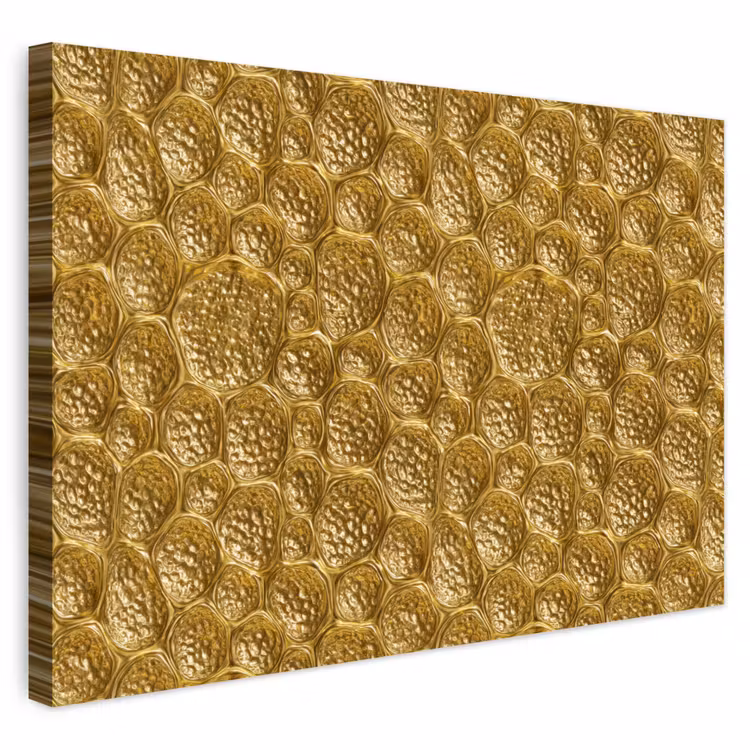Buiten canvas - Gehamerd - Mozaïek - Antiek - Goud — 1