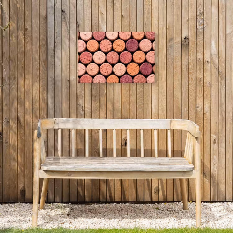 Buiten canvas - Kurk - Patroon - Abstract - Modern - Rood — 3