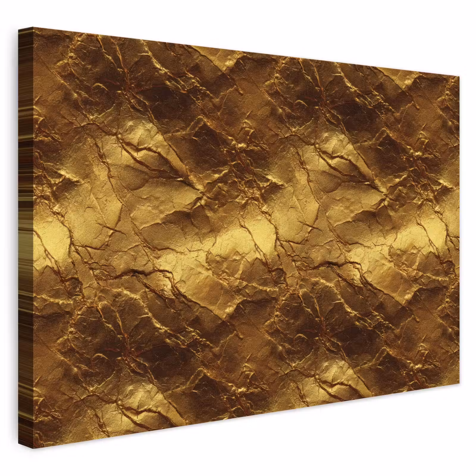 Buiten canvas - Bladgoud - Textuur - Goud — 1