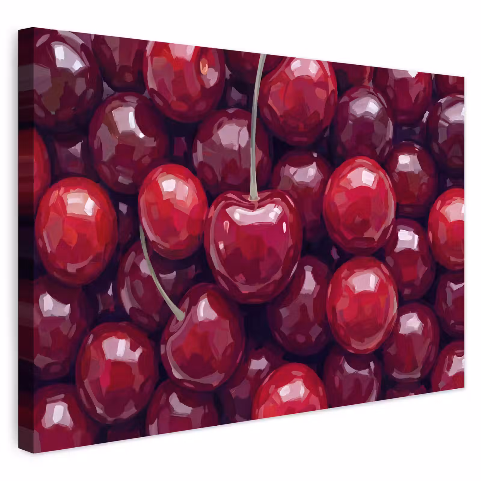 Buiten canvas - Fruit - Kersen - Eten - Modern - Rood — 1