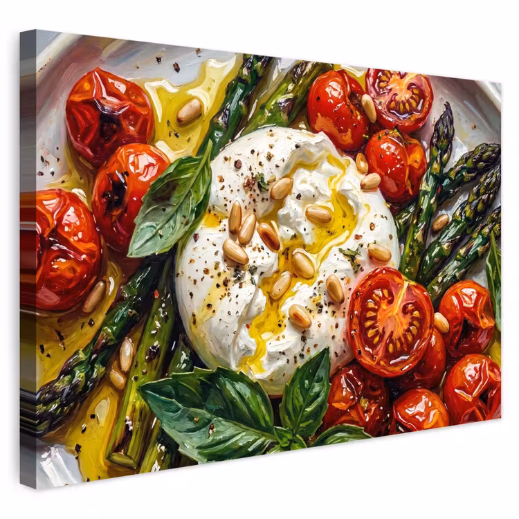 Buiten canvas - Eten - Groenten - Kaas - Modern - Vers — 1