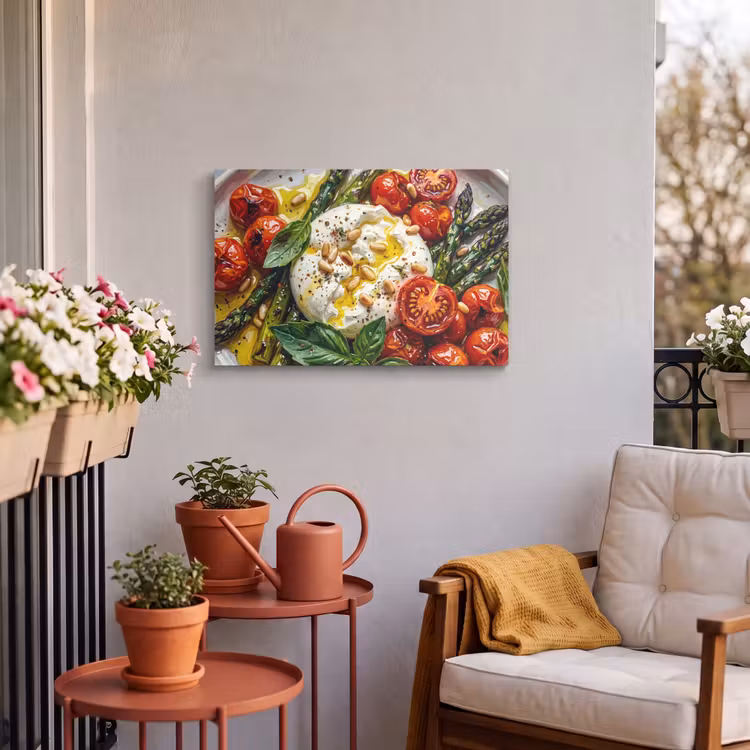 Buiten canvas - Eten - Groenten - Kaas - Modern - Vers — 4