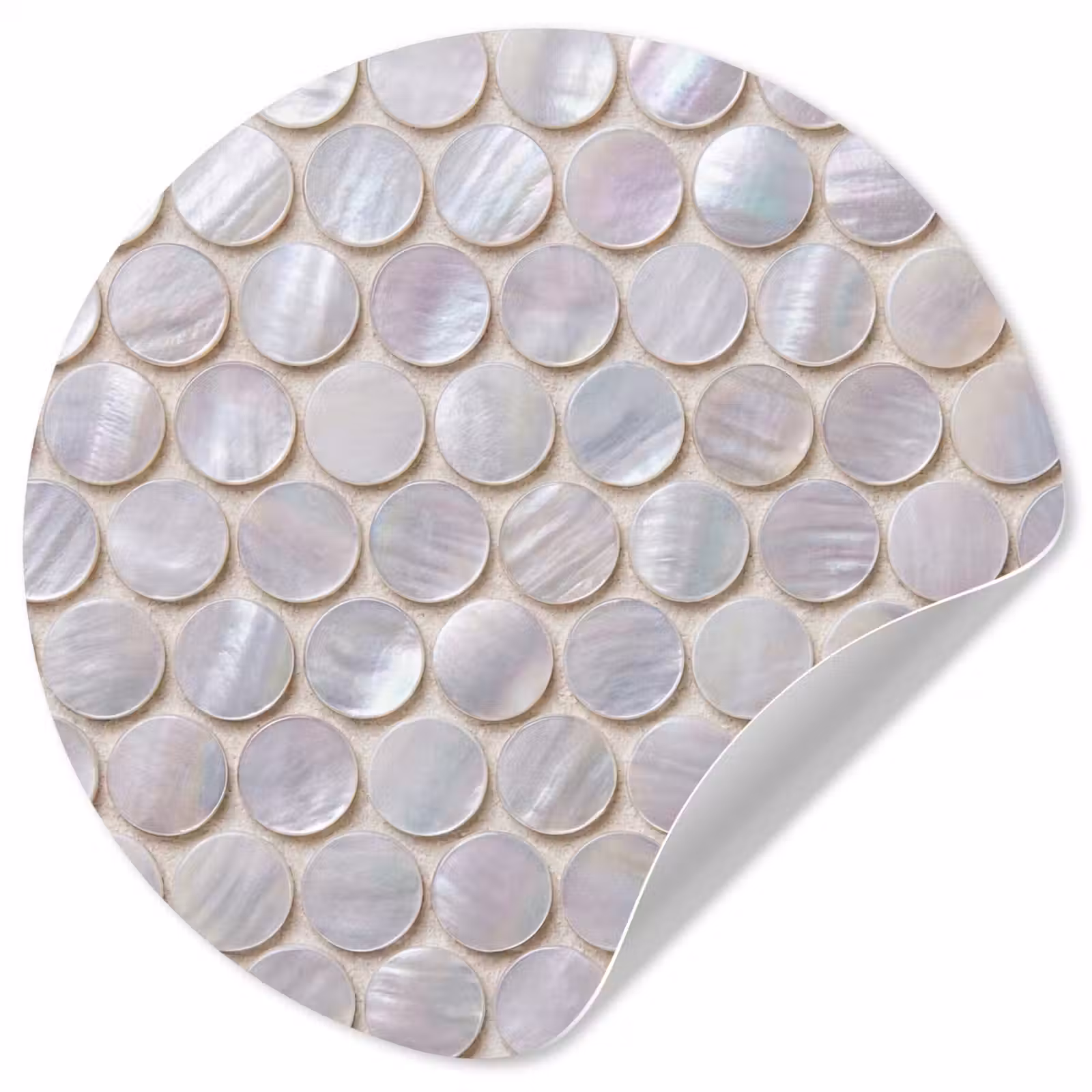 Behangcirkel - Patroon - Cirkels - Abstract - Modern - Wit — 1