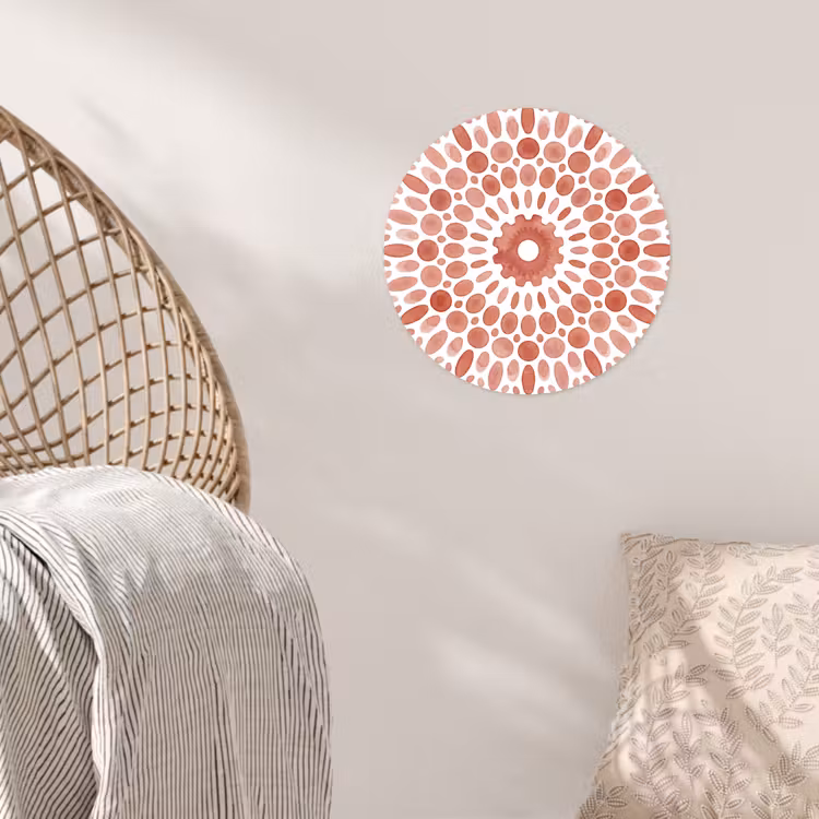 Behangcirkel - Patroon - Cirkels - Abstract - Modern - Rood — 5