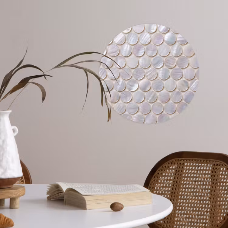 Behangcirkel - Patroon - Cirkels - Abstract - Modern - Wit — 4