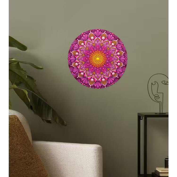 Behangcirkel - Patroon - Stippen - Abstract - Kleurrijk — 3
